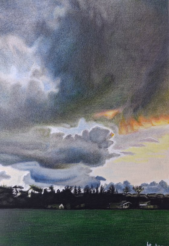 Sky Over Combe Valley