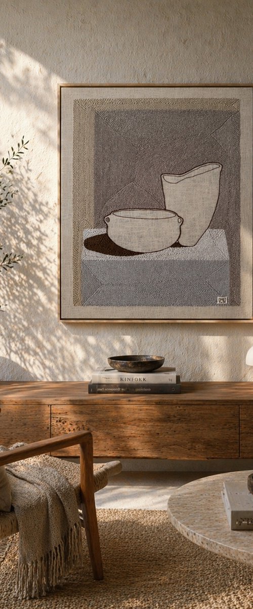 Vase Composition XII’25 by Milena Paladino