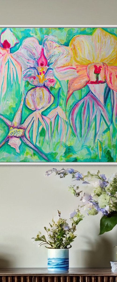 'Orchid Frenzy' by Kathryn Sillince