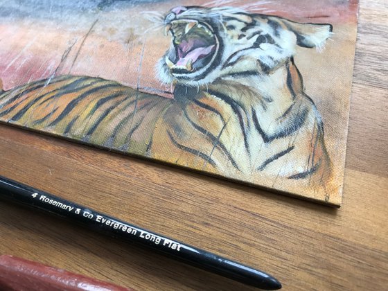 Tiger - oil painting