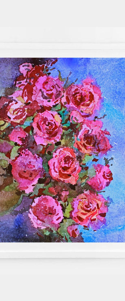 Pink Roses by Tanbelia