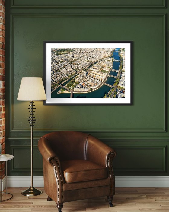 Île de la Cité, Paris, with the Norte-Dame