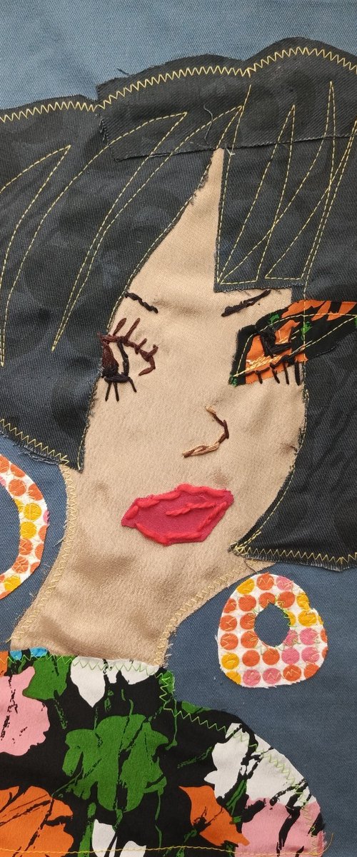 Textile Psycho Portraits /3 by Oxana Raduga