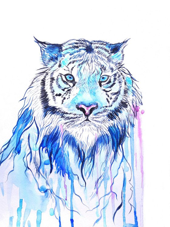 Blue tiger