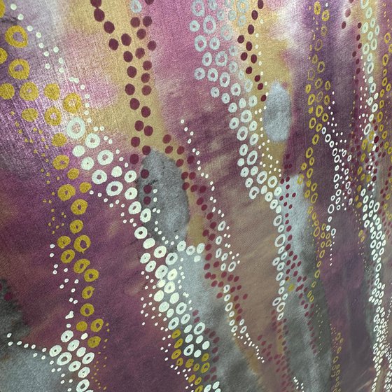 Shibori Shimmer – Plum
