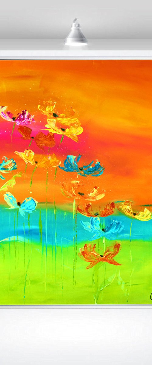 Blossoms at Sunset by Edelgard Schroer