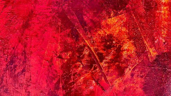 Red abstract no. 6621