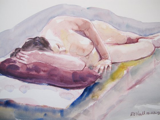 reclining female nude