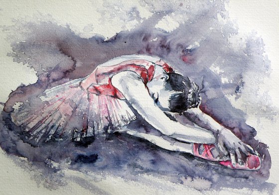 Ballerina dancing