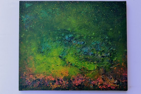 MIDNIGHT BATH IN THE BAHAMAS.