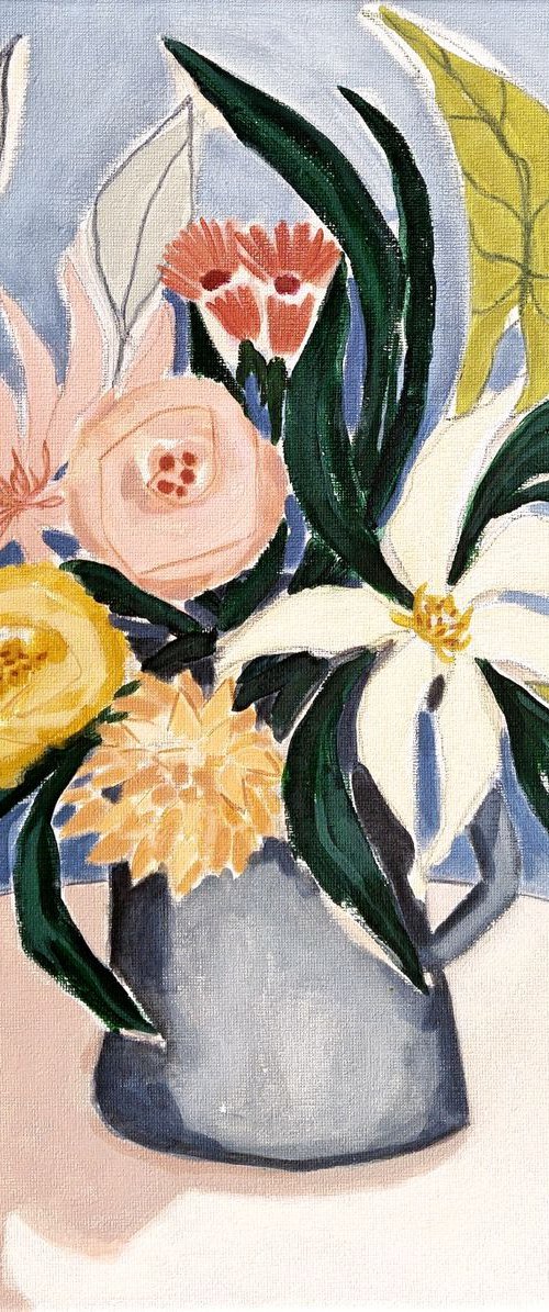 Flowers in Blue by Marisa Añón