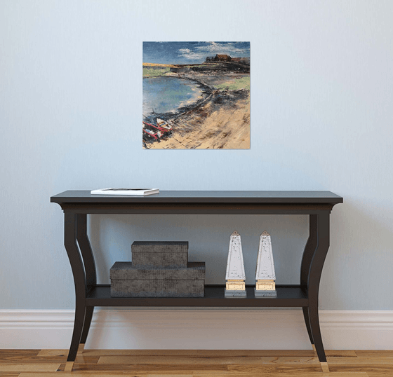 Boats in Craster Harbour