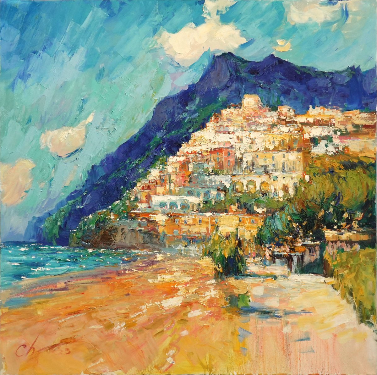 The Architecture Of Light By Serhii Cherniakovskyi, 30 X 30, Artwork For Sale On Artfinder