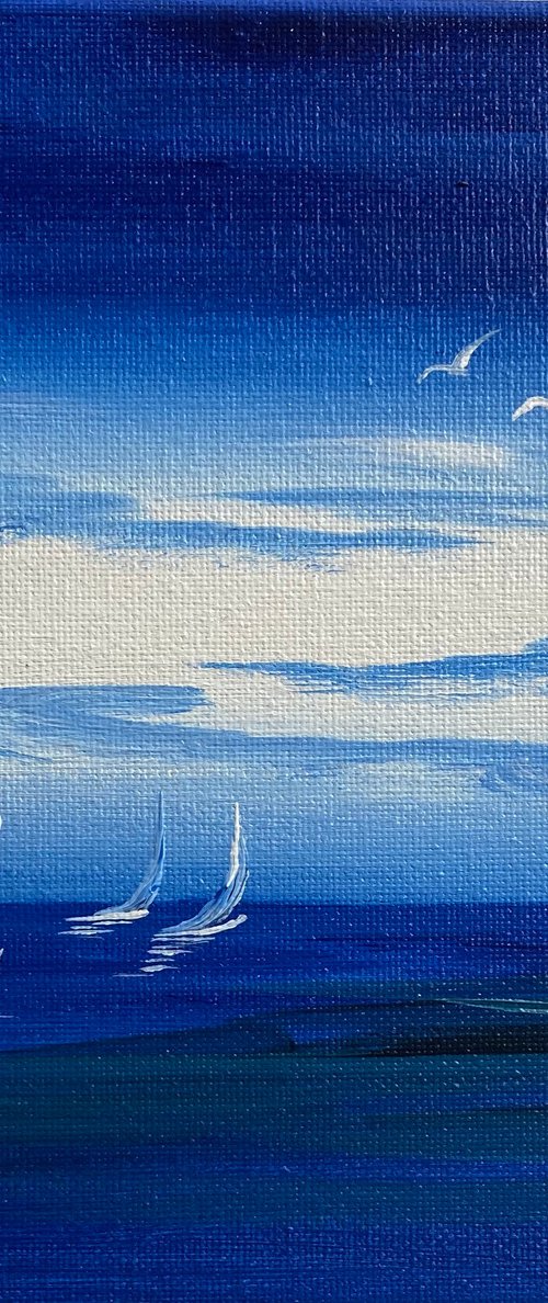Study in Blue by Marja Brown