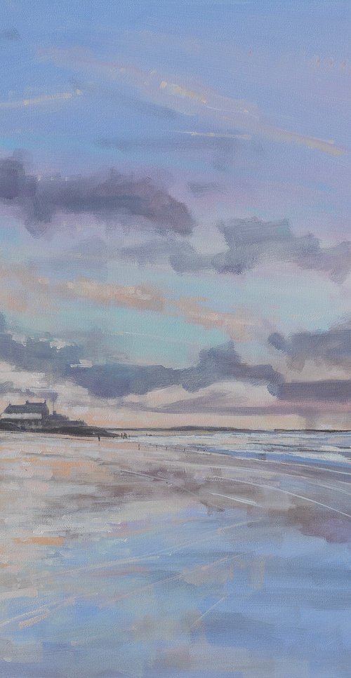 Brancaster low sun by Tom Cringle