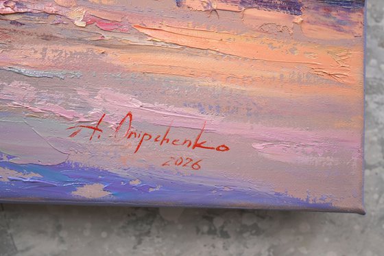 Rialto Bridge. Venice evening