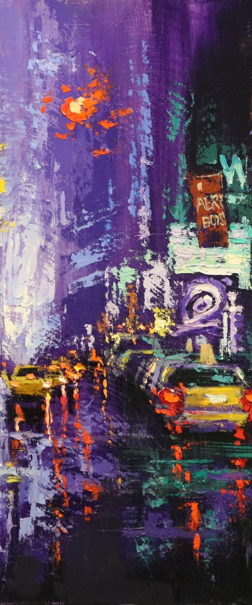 Purple Broadway by Chin H Shin