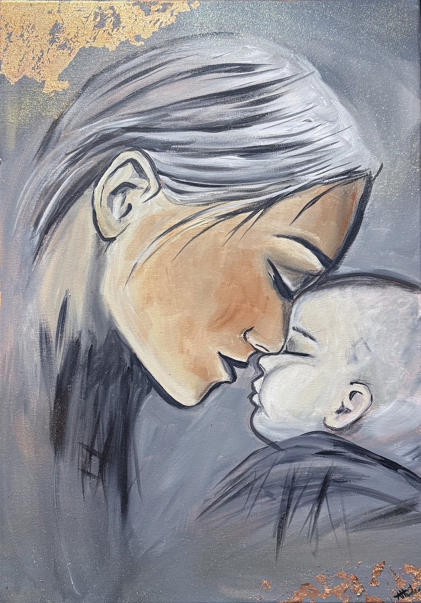 Bonding Love By Aisha Haider, 17 X 24, Artwork For Sale On Artfinder