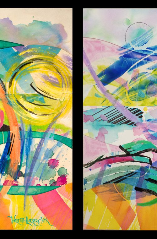 Proverbs 3 (Pair #1) by Gina Valenti-Lazarchik