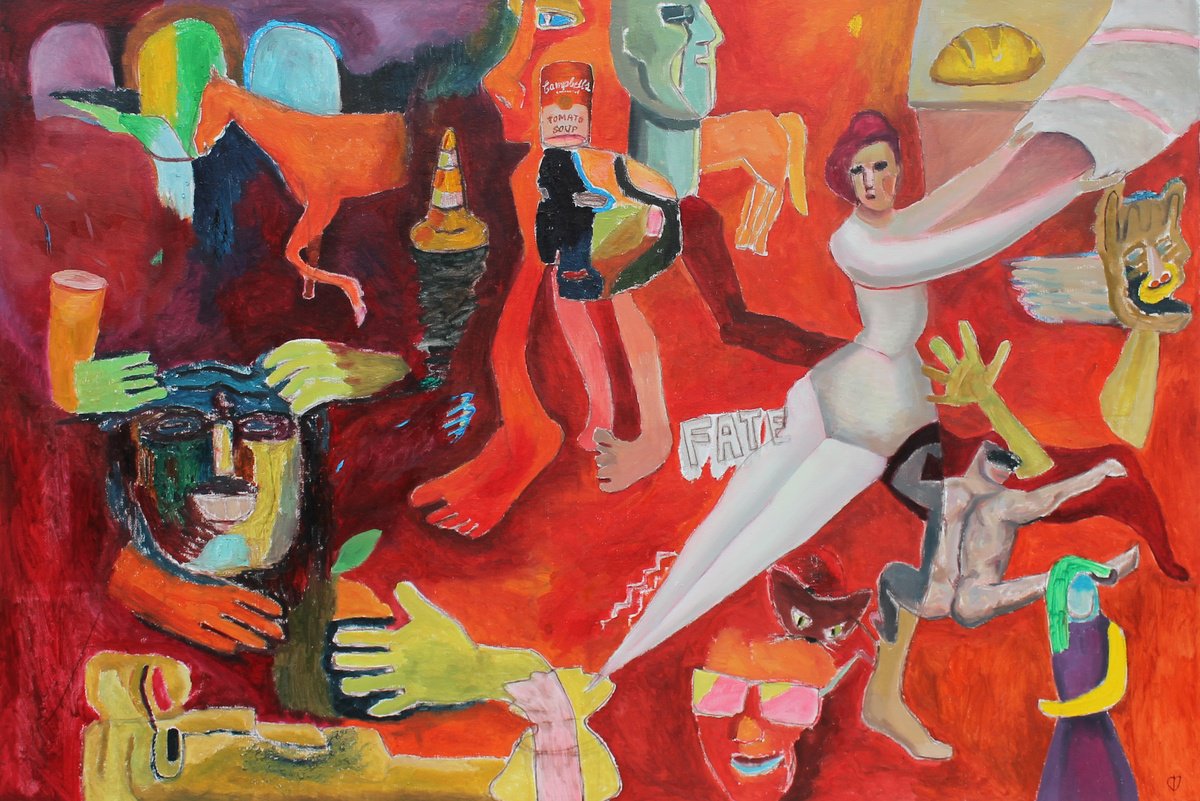 Naive Oil Painting , Rust Of The ?ountry By Sergiy Dekalyuk, 67 X 45, Artwork For Sale On Artfinder