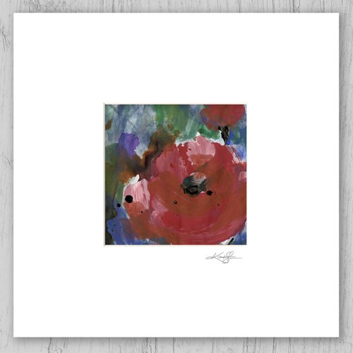 Abstract Floral 2020-36 - Flower Painting by Kathy Morton Stanion by Kathy Morton Stanion