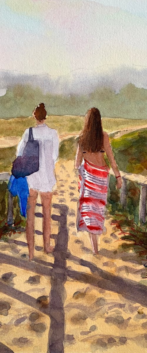 A day on the beach by Shelly Du