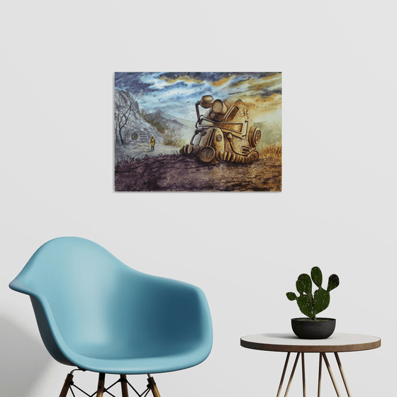 Fallout. Knight helmet