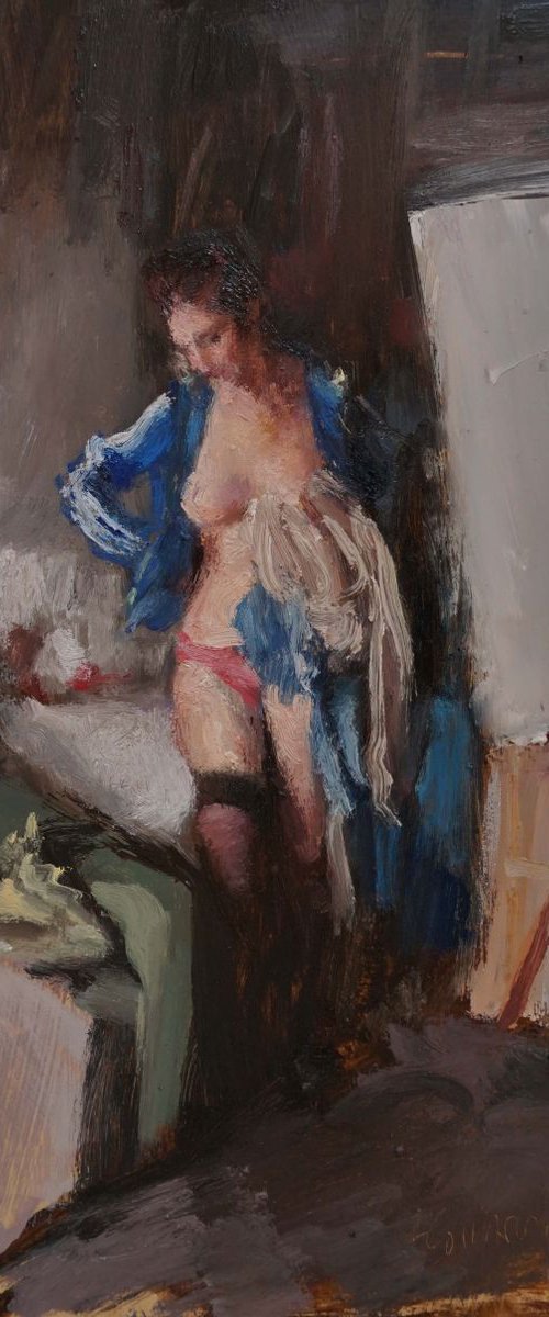 Lucile undress by Manuel Leonardi