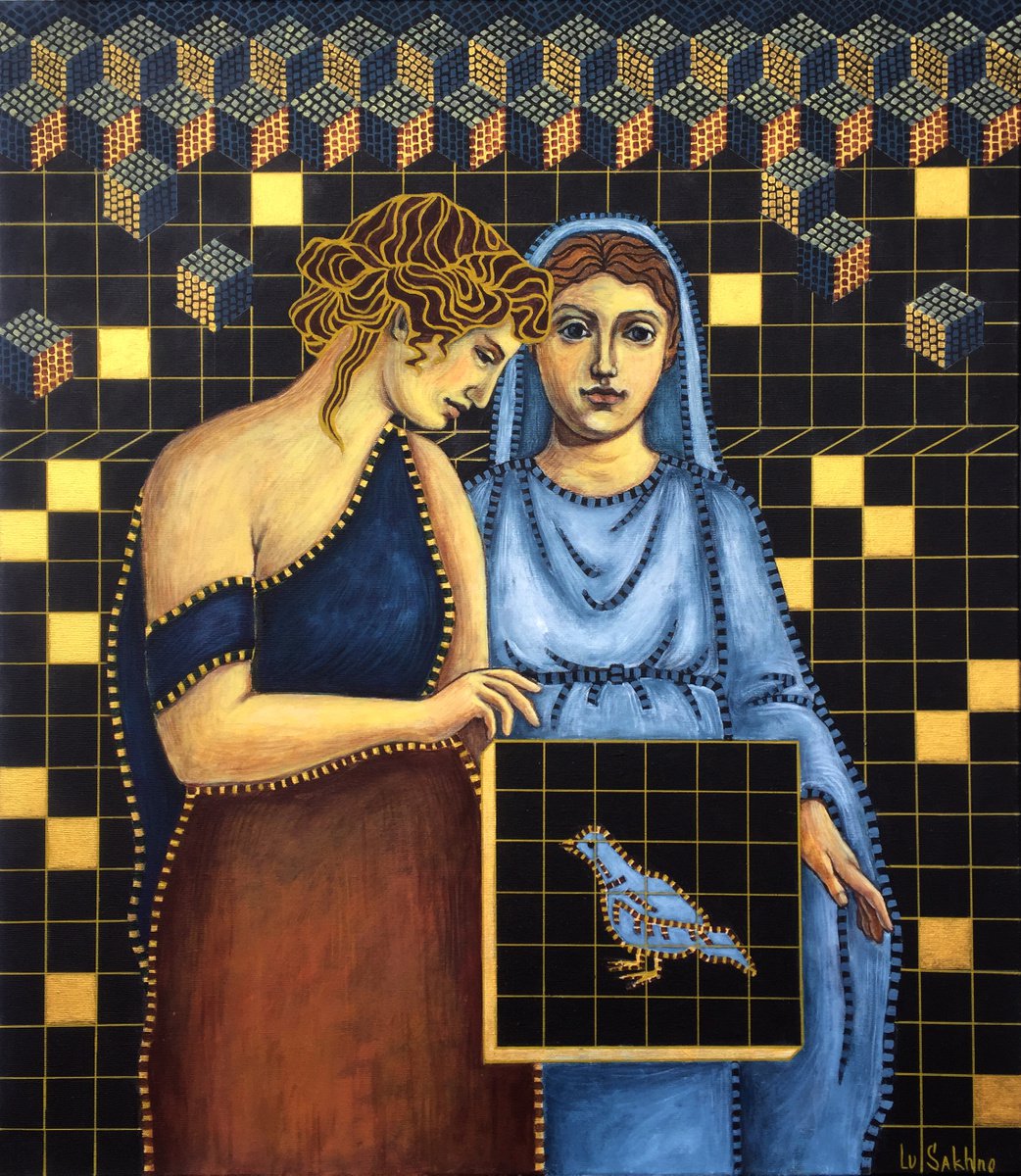 Agrippina and Libya by Lu Sakhno