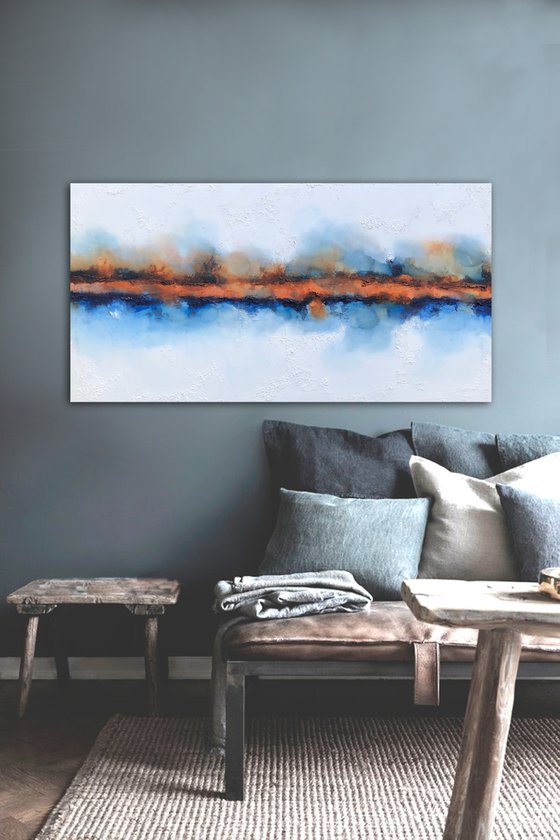 copper border (140 x 70 cm) Dee Brown Artworks