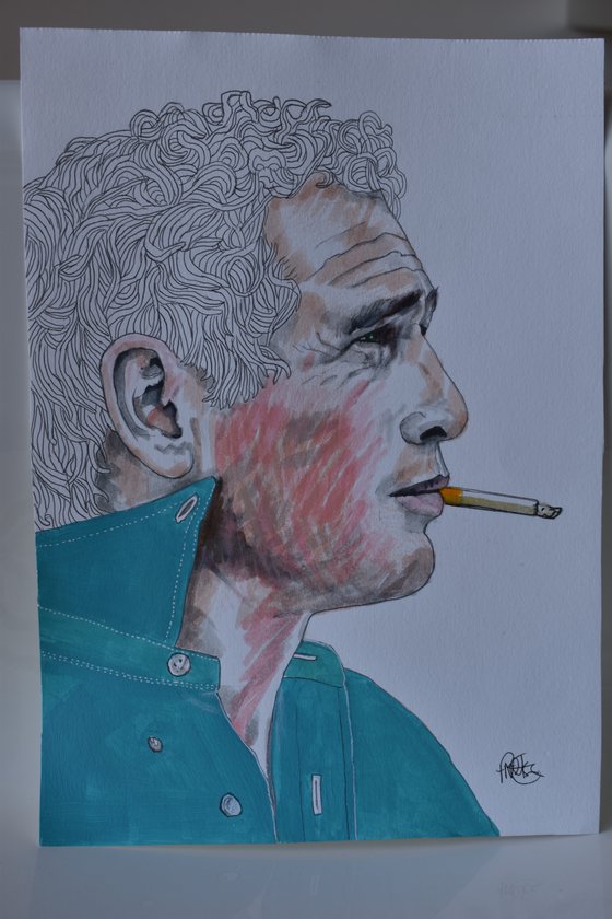 Paul Newman Ink & Pencil