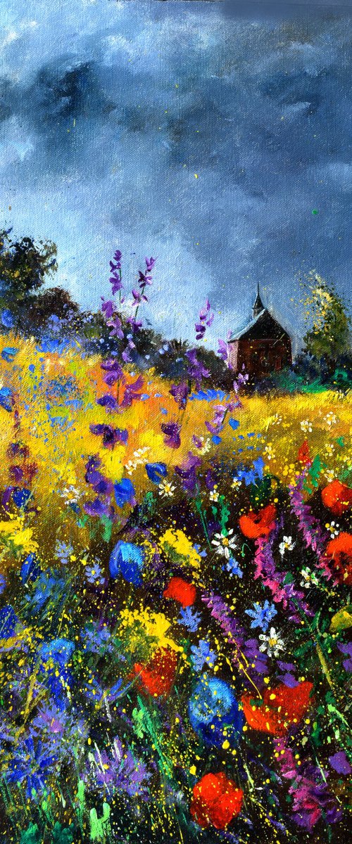 Old chapel in Houroy by Pol Henry Ledent