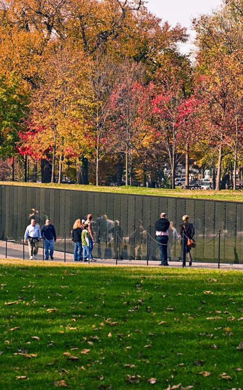 Vietnam Memorial Wall by Eugene Norris