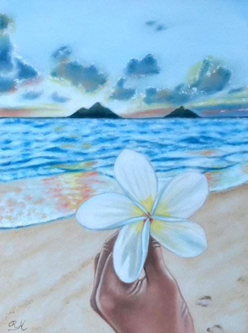 "Tropici e fiore bianco" by Monika Rembowska