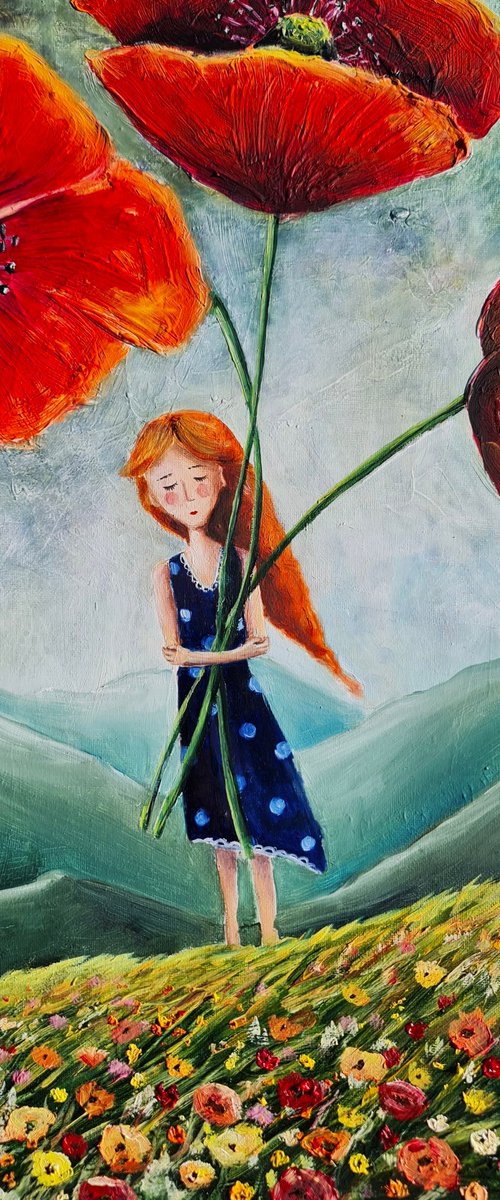 Keeper of the Giant Poppies by Evgenia Smirnova