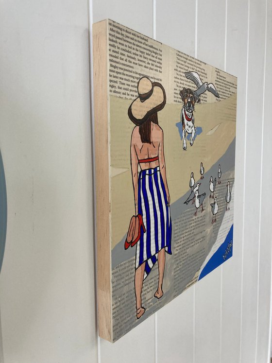 Dog Days Bird Watching 30cm x 30cm