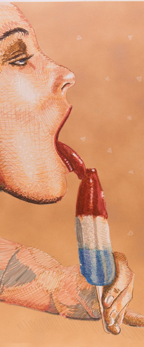 Untitled Mixed Media mm-24-101 by Aaron Knight