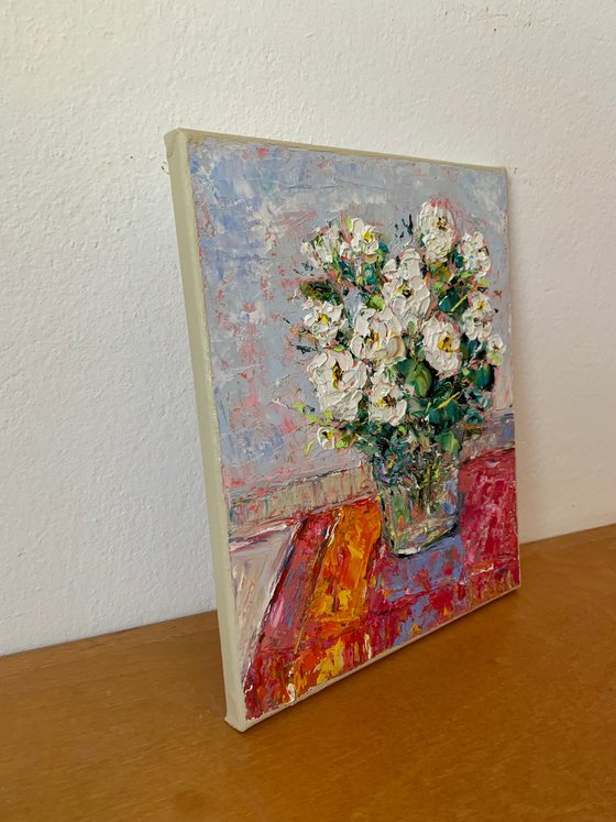 Bright still life with flowers