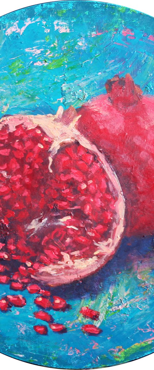 Pomegranate... /  ORIGINAL PAINTING by Salana Art Gallery