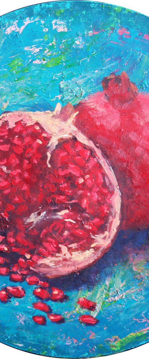 Pomegranate... /  ORIGINAL PAINTING by Salana Art / Svetlana Samovarova