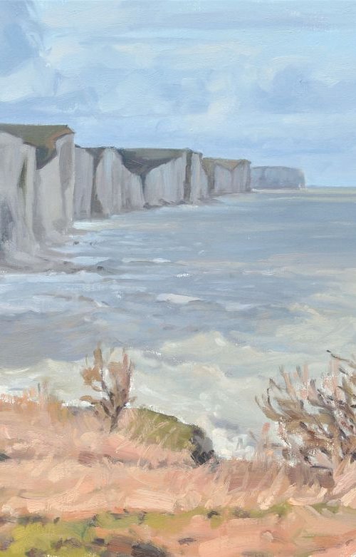 Ault, white cliffs by ANNE BAUDEQUIN