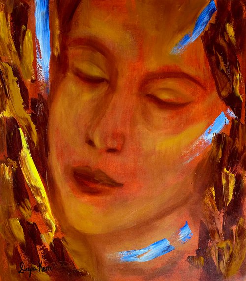 Abstract Expressive Face by Deepa Kern