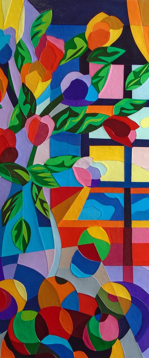 SUNSET: STILL LIFE WITH SPILLED FRUIT by Stephen Conroy