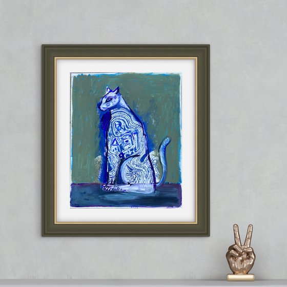 The Guardian cat