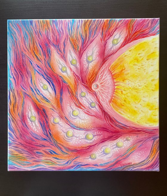 Unknown worlds. Feminine energy