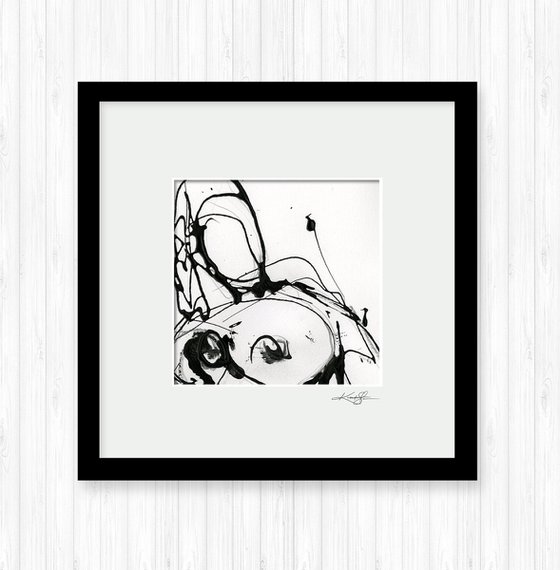 Doodle Nude 9 - Minimalistic Abstract Nude Art by Kathy Morton Stanion
