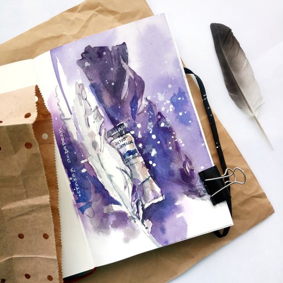 "Element of watercolor"