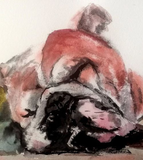 Sleeping Bulldog by Leonid Kirnus