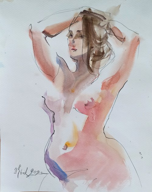 Nude #4 032020 by Irina Bibik-Chkolian