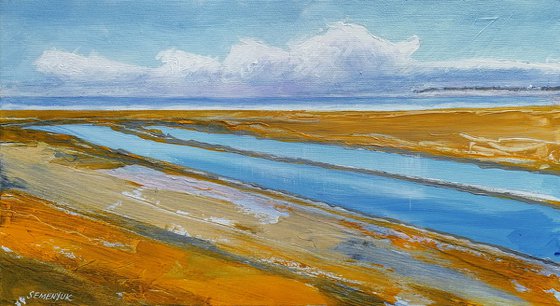Abstract Seascape Cloud Lagoon
